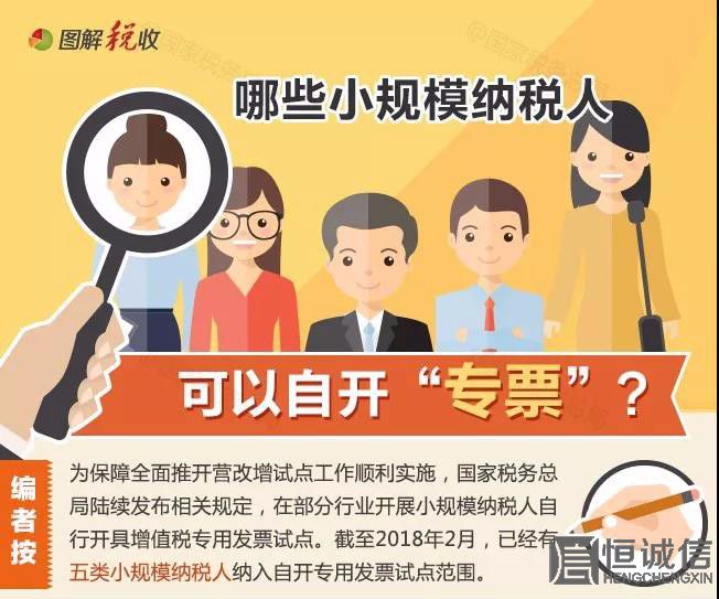 哪些小規(guī)模納稅人可以自開“專票”？